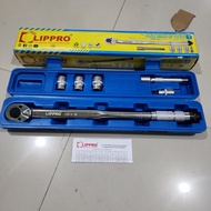 PROMO- KUNCI TORSI TORQUE LIPPRO 1/2 INCHI 28 - 210 NM KUNCI RACHET TORSI