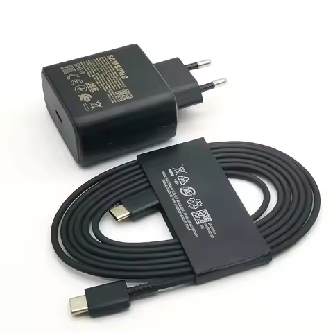 Samsung 45W Charger Super Fast Charge Adapter For Galaxy S25 S24 S20 S21 S22 S23 Note 20 Ultra 10 Pl
