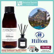 Aroma Sense Hilton Hotel Scent Reed Diffuser Refill (60ml) Fresh & Long Lasting Fragrance, Aromather