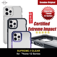 ITSKINS SUPREME CLEAR  ANTIMICROBIAL Extreme Impact Protection Case for iPhone 12 Pro Max iPhone 11 