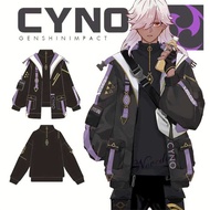 Game Anime Cyno Tighnari Wanderer Cosplay Cool Tops Coat Haruku Casual Wear Hoodie Sweat Jacket
