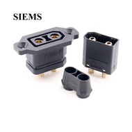 XT90E-F XT90 Connector lithium battery charging port plug with fixed base for electric vehicle model