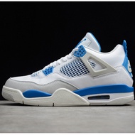 4 Men and Women Military Blue Basketball Shoes AJ4 Sneakers AJ Sports Shoes 308497 -105
