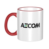 AECOM Logo Mug Creative Coffee Cup Couple Cup Simple Ceramic Cup Trendy Ceramic Drinking Cup 330ml