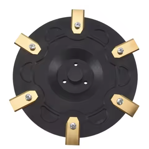 YANA50I For Segway Navimow Robotic Lawnmower I105N, I108N& I110N 6 Blade Disc With 6Pcs Black Blades