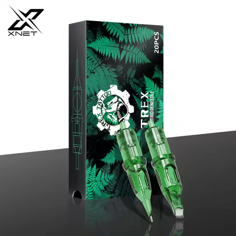 XNET Trex Tattoo Cartridge Needles 20pcs 1RL 3RL 1RM 5RM Disposable Sterilized Safety Tattoo Needle 