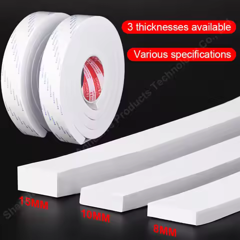 EVA single side foam sponge foam tape EVA tape Adhesive for Wall Tile Edges, Kitchen backsplash, Flo