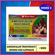 Amoxicillin}TC.Trihydrate(y~500mg%P_100:W_capsules/box