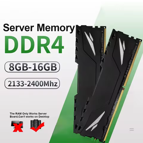 ENVINDA DDR4 Server Memory RAM 8GB/16GB/32GB Registered ECC 2400MHz 2133MHz Compatible with X99 Moth
