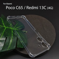 Xiaomi Poco C40 C65 C75 Redmi 14C 13C 4G Cystal Clear Transparent Soft Cover Casing Back TPU Silicon
