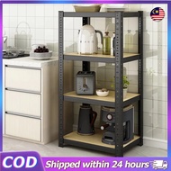Adjustable Metal Boltless Rack Dapur Rak Besi Bertingkat Store Storage Rack Kitchen Warehouse Heavy 
