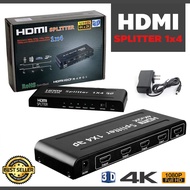 Full HD 1080P 1.4V HDMI 1X4 HDMI Splitter 1 In 4 Out HDMI Video Audio Converter Support 4kx2k 3DCEC 