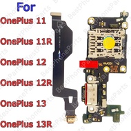 With SIM Reader PCB Base Charger Connector USB Charging Dock Port FlexCables Circuit Board For OnePl