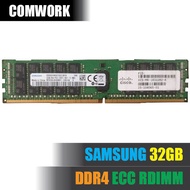 แรม SAMSUNG 32GB DDR4 ECC RDIMM REGISTERED REG SERVER RAM MEMORY PC4 X99 C612 WORKSTATION SERVER COM