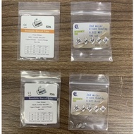 4pcs/pack Orthodontic Buccal Tube Single U1/L1 Non-convertible Bondable 1st/2nd Molar