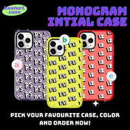 CUSTOMIZE YOUR OWN INITIAL CASE THICK BUMPER CASE IPHONE 13 PRO MAX UNTIL IPHONE 6/7/8