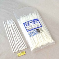PER 10 PCS Sigma Cs 200L White 20cm Width Cable Ties Insulok TieTALI 4.8mm X 200mm