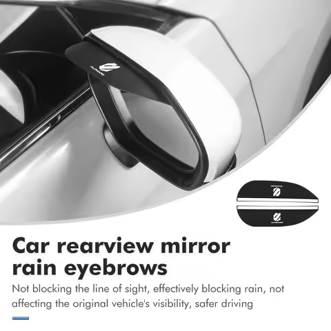 Car Side Rear Viewmirror Rain Eyebrow Visor Sticker Accessories For Toyota Alphard Vellfire 20 30 AH