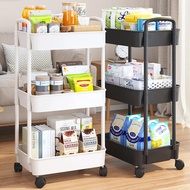 Hana 3-Tier Trolley / 3-Tier Multipurpose Trolley with Wheels