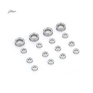 16PCS Steel Bearing 3X6X2mm 6X10X3mm for  C14 C24 B36 MN D90 MN-90 MN99S RC Car Spare Parts Upgrade 