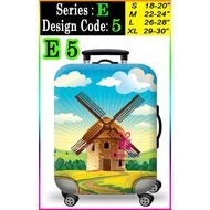 ★ E5  (Large) L ★ Luggage Cover Protector for luggage bag [Series E] ★