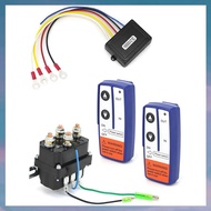 (BEAR) Wireless Remote Control Winch Kit 12V 250A Waterproof As Shown Solenoid Relay Contactor+ 2Pcs