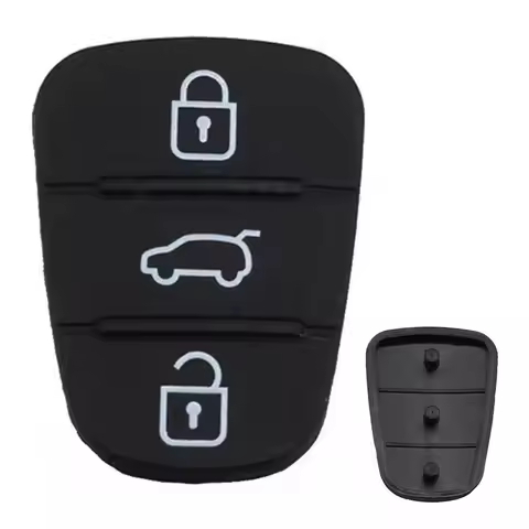 Replacement rubber key pad for For HYUNDAI i20 For i30 ix35 ix20 For Rio For Venga plastic key cover