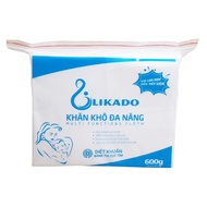 Khăn khô đa năng LIKADO cho bé 600g kích thước 15x20 (1GÓI)