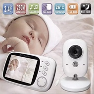 ใหม่พร้อมส่งจากไทย VB603 Video Baby Monitor 2.4G ไร้สาย LCD ขนาด 3.2 นิ้ว 2 WAY Talk Night Vision กา