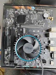 二手MSI PRO B760M-E DDR4 主機板，連埋Intel I9 12900 QXQ3 8P+8E ES cpu 有核顯UHD770 連原裝CPU散熱器