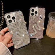 Sparkling Rhinestone Snake Phone Case for Oppo Reno 14F Reno 14 13 Pro 13Pro 13F Reno14Pro Reno13F R