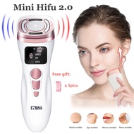 Mini Hifu 2.0 Ultrasound Facial Machine RF EMS Beauty Instrument Face Lifting Tightening Firming Anti Wrinkle Skin Care Product