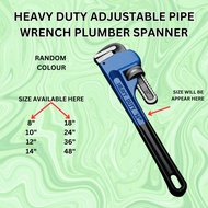 [8"-36"] HEAVY DUTY ADJUSTABLE PIPE WRENCH PLUMBER SPANNER SPANAR PAIP BOLEH LARAS