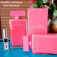 Nước hoa Narciso Rodriguez Fleur Musc For Her| Nar hồng đậm (mẫu thử 2-5-10ml) Nữ tính Quyến rũ