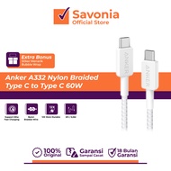 HP Anker 322 Type C to C 60W Fast Charging Charger Cable Aceh Bandahp