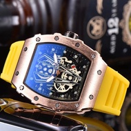 2023 new explosive Richard Mille watch mens automatic non-mechanical high-end handsome student version of the barrel trend quartz watch hot selling