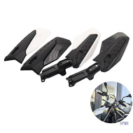 SUP Motorcycle Handguard Kit Hand Protector with Angular Guard Shells and Bracket Mounts for Handleb