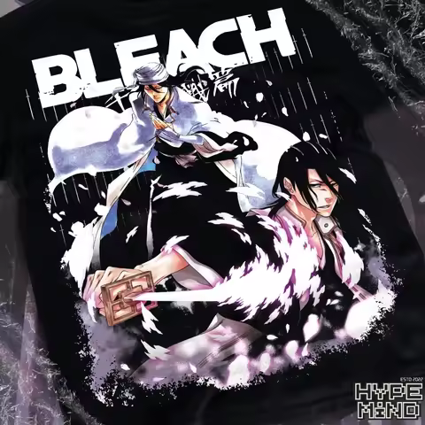 Summer 25Byakuya Kuchiki T-Shirt Bleach Shirt Manga Strip Anime Graphics T-Shirt All Sizes Male Fema