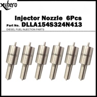 6Pcs Diesel Fuel Injector Nozzle Tips NP-DLLA154S324N413 DLLA154S324N413 for ISUZU 4BD1 6BG1 4BB1 4B
