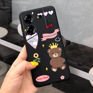 เคสสำหรับ Tecno Pova 5เคสโทรศัพท์กันกระแทกครอบ TPU นุ่มทาสีการ์ตูนหมีน่ารัก LH7n สำหรับ Tecno Pova 5 Pova5กระเป๋าฝาหลัง