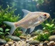 IKAN HIAS KAPIAT ALBINO KAVIAT KAFIAT TINFOIL BARB AIR TAWAR