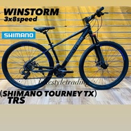 TRS WINSTORM SHIMANO ALTUS 29" INCH MOUNTAIN BIKE 24 SPEED MTB - 2911