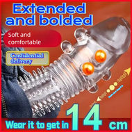 reusable condom kondom tebal besar panjang kondom berduri kondom sarung berduri Beaded Spiky Condom 