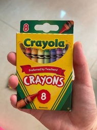 Crayola 8色無毒蠟筆