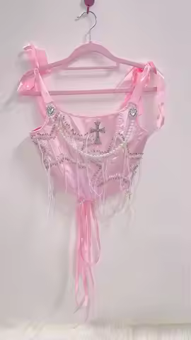 vintage tops fairy grunge halter topy2k clothes y2k crop top gothic clothes y2k top y2k fashiony2k f