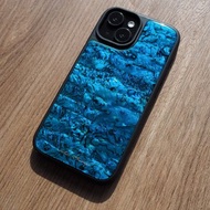 藍色 鮑魚貝殼 手工手機殼 適用iPhone16,15,14,13,12,11 Pro Max
