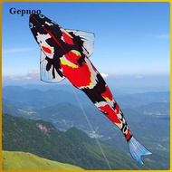 Gepnoo Big Colorful Foldable Koi Kite Stable Versatile Reusable for Park Sea Grasslands