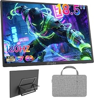 18.5 Inch Portable Gaming Monitor 120Hz Portable Monitor FHD 1080P, USB-C & Mini HDMI, 100% sRGB, VE