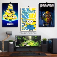 21-40 BABY ROOM DECORATIONS MOVIE MINION PICTURES 20X30 ZKY5I/VX9LU ANIMATED WOODEN ROOM DECORATION/