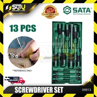 SATA 09913 13PCS Combination Screwdriver Tray Set